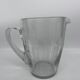 50s chiseled glass pitcher