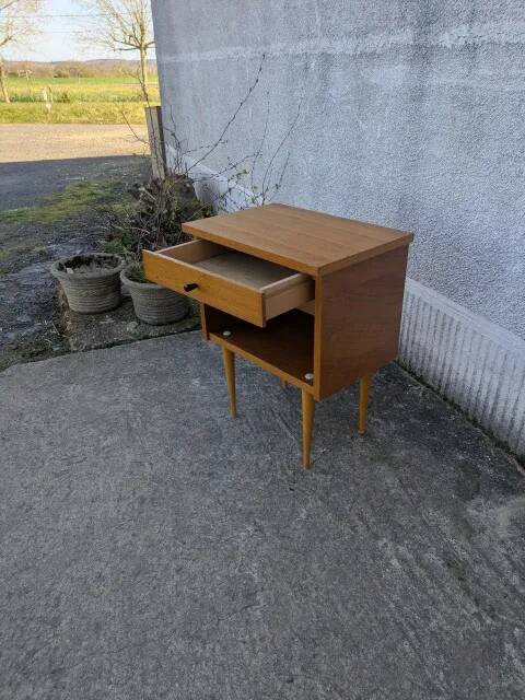 Vintage bedside table