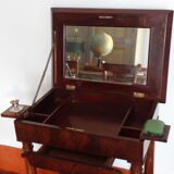 Mahogany Empire and mahogany veneer dressing table