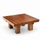 Exotic wood coffee table - model cent-six - timeless design