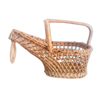 Rattan bottle holder