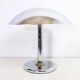 Lampe champignon en métal chromé
