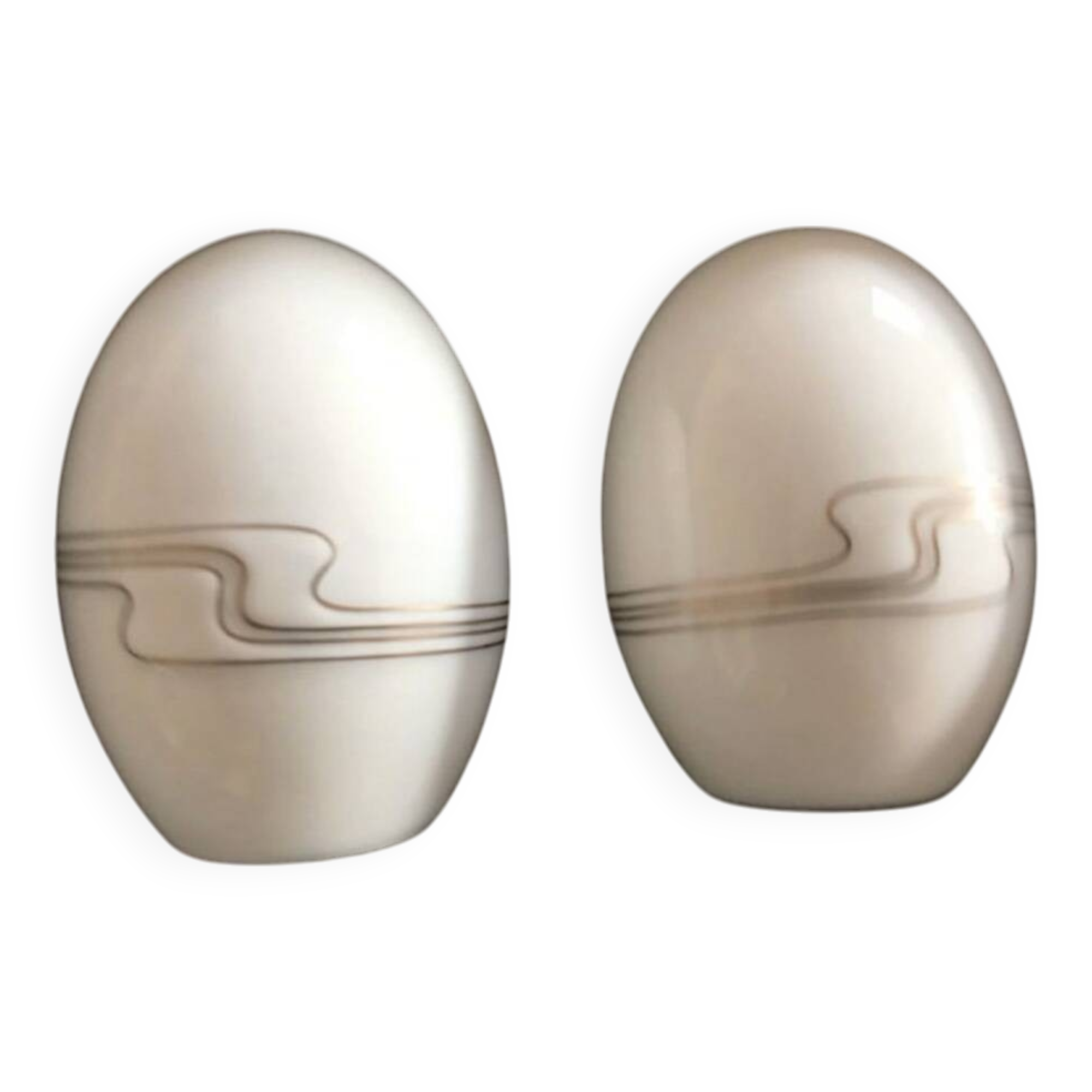 Service salière et poivrier en porcelaine Asimmetria Rosenthal