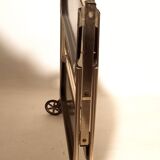 Foldable black foldable rolling service 50s