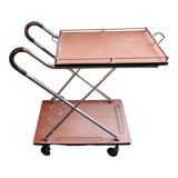 Rolling trolley with removable tray