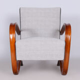 Paire de fauteuils H-269 restaurés, par Jindrich Halabala, UP Zavody, Tchèque, années 1930