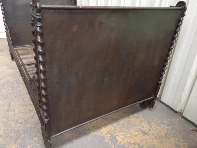 Napoleon III bed late 19th century cast iron and metal