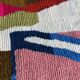 Authentic handmade rug with colourful patterns, size 150/250 cm.