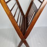 Folding teak magazine holder by Cees Braakman