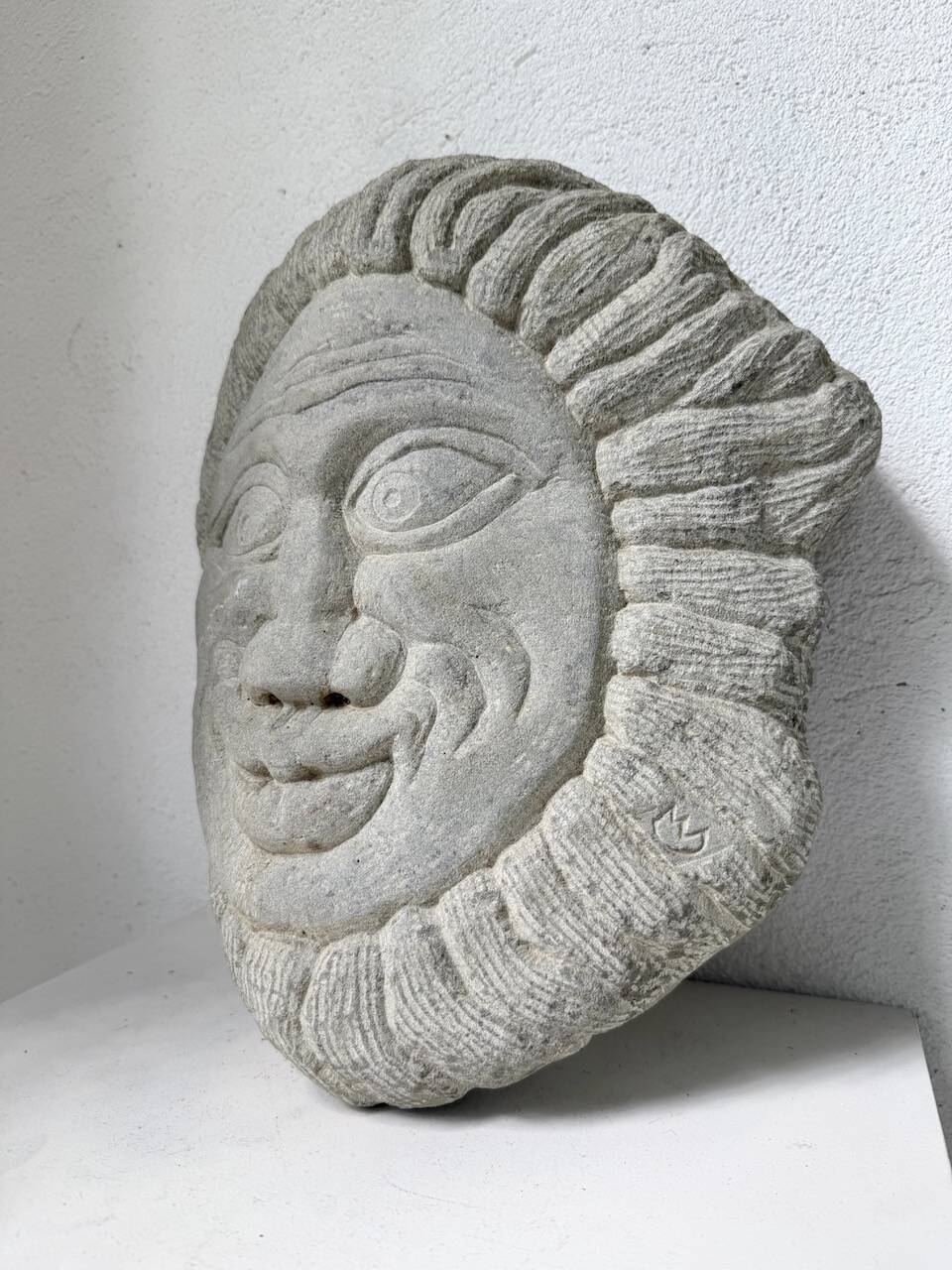 Stone sculpture 1950 face
