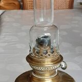 copper kerosene lamp