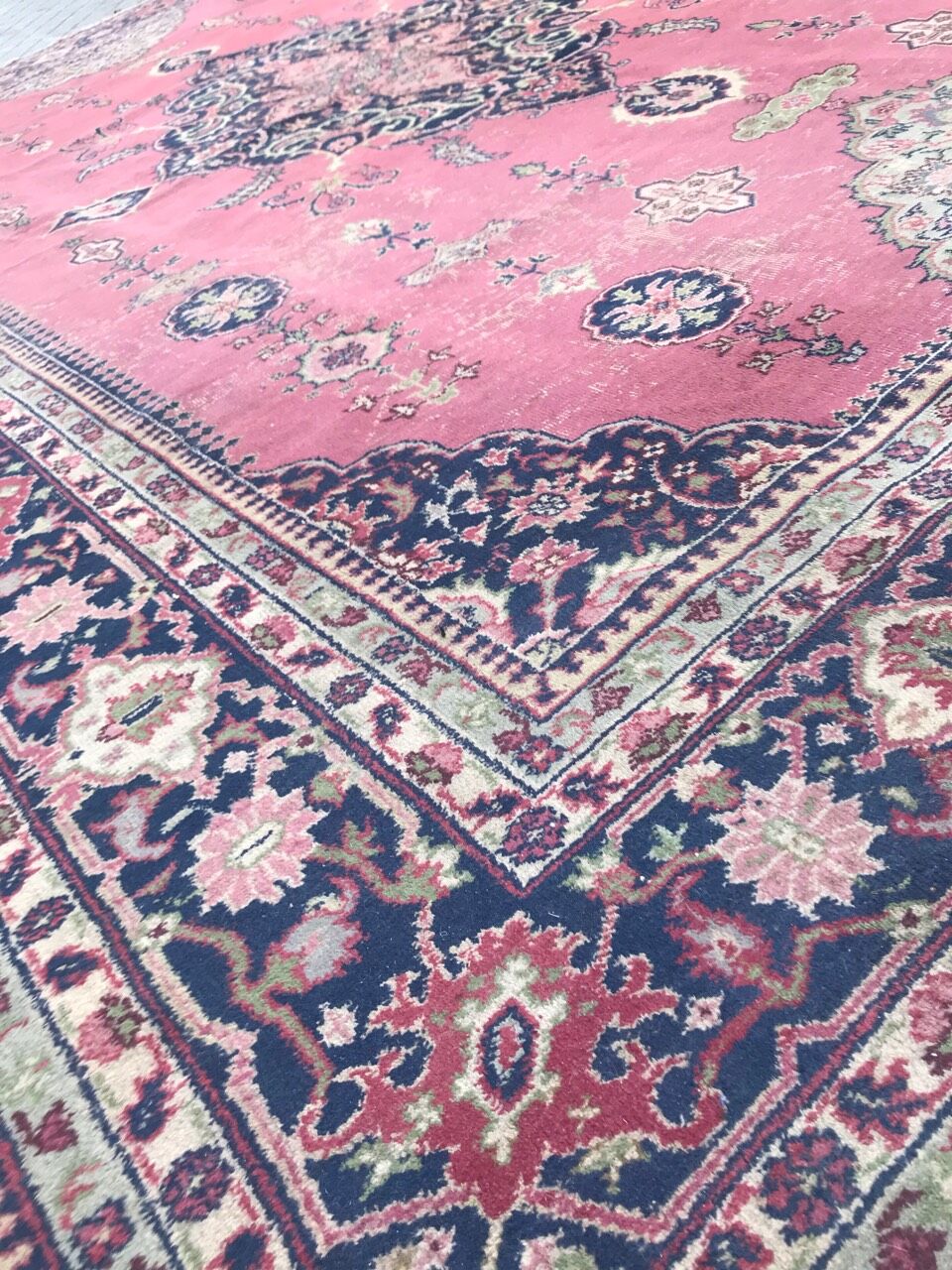 Turkish carpet former Sparta handmade 273 x 390 cm