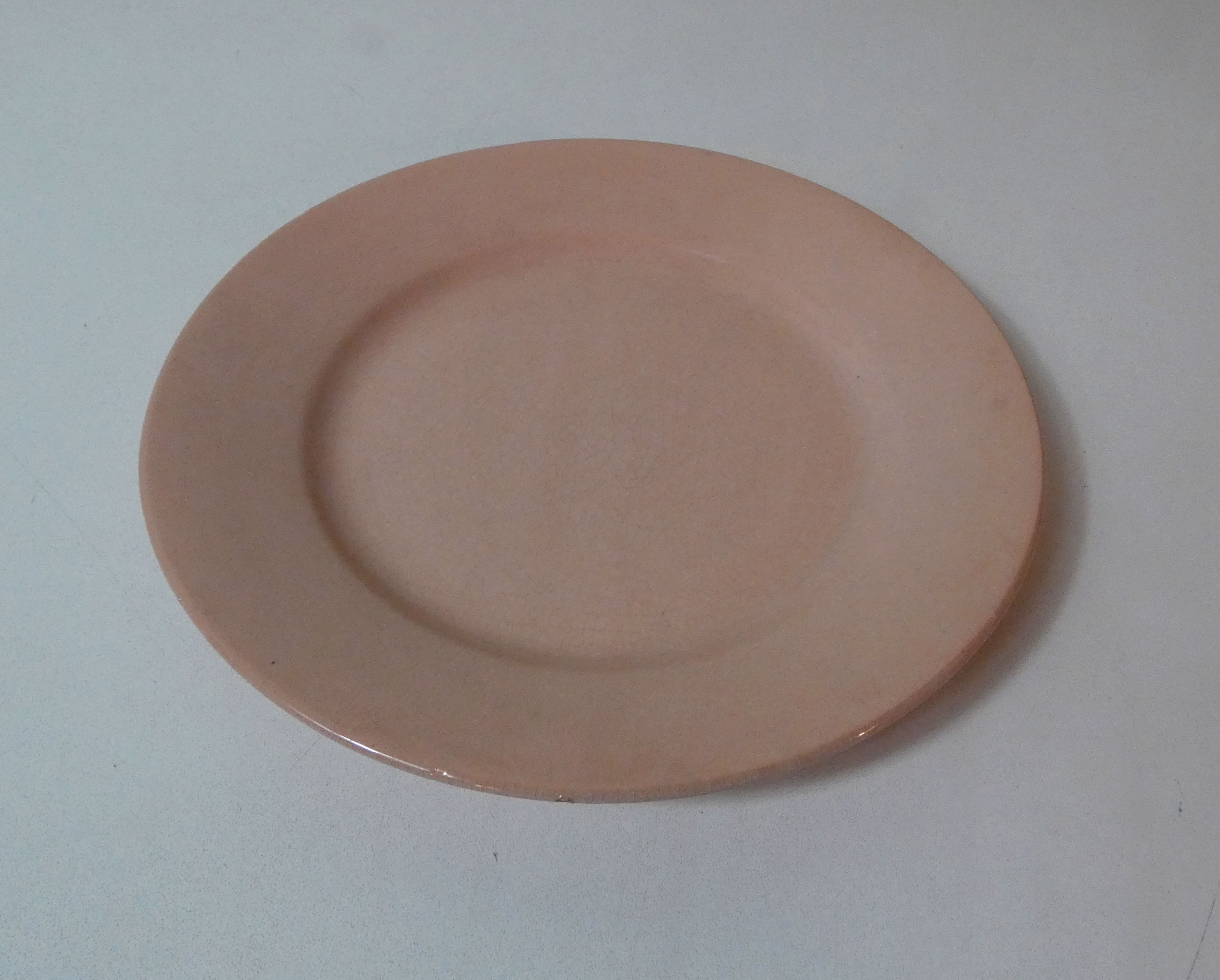 Old plate plate pink sepia Moulin des Loups