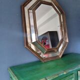 Old octagonal mirror  82x102cm