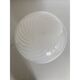 Contemporary Murano Style Spiral White Murano Glass Table Lamp