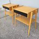 Pair of Scandinavian bedside tables by ab carlström & co möbelfabrik