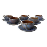 6 stoneware cups