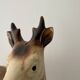 Antique Caugant ceramic terrine in the shape of a doe