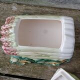 Asparagus service in slipware