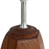 Mid Century Scandinavian teak table lamp 70's design minimalist