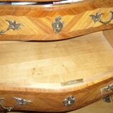 secretary style louis xv curved rosewood