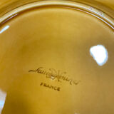 6 dessert plates in Sarreguemines barbotine.