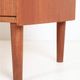 Tall mid-century teak secretary desk / Danish modern design / 1960s