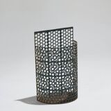 Perforated metal basket, hunchbacked jeans, 1940s
