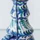 Fajalauza Ceramic Table Lamp with Hand-Woven Lampshade, Granada, Spain