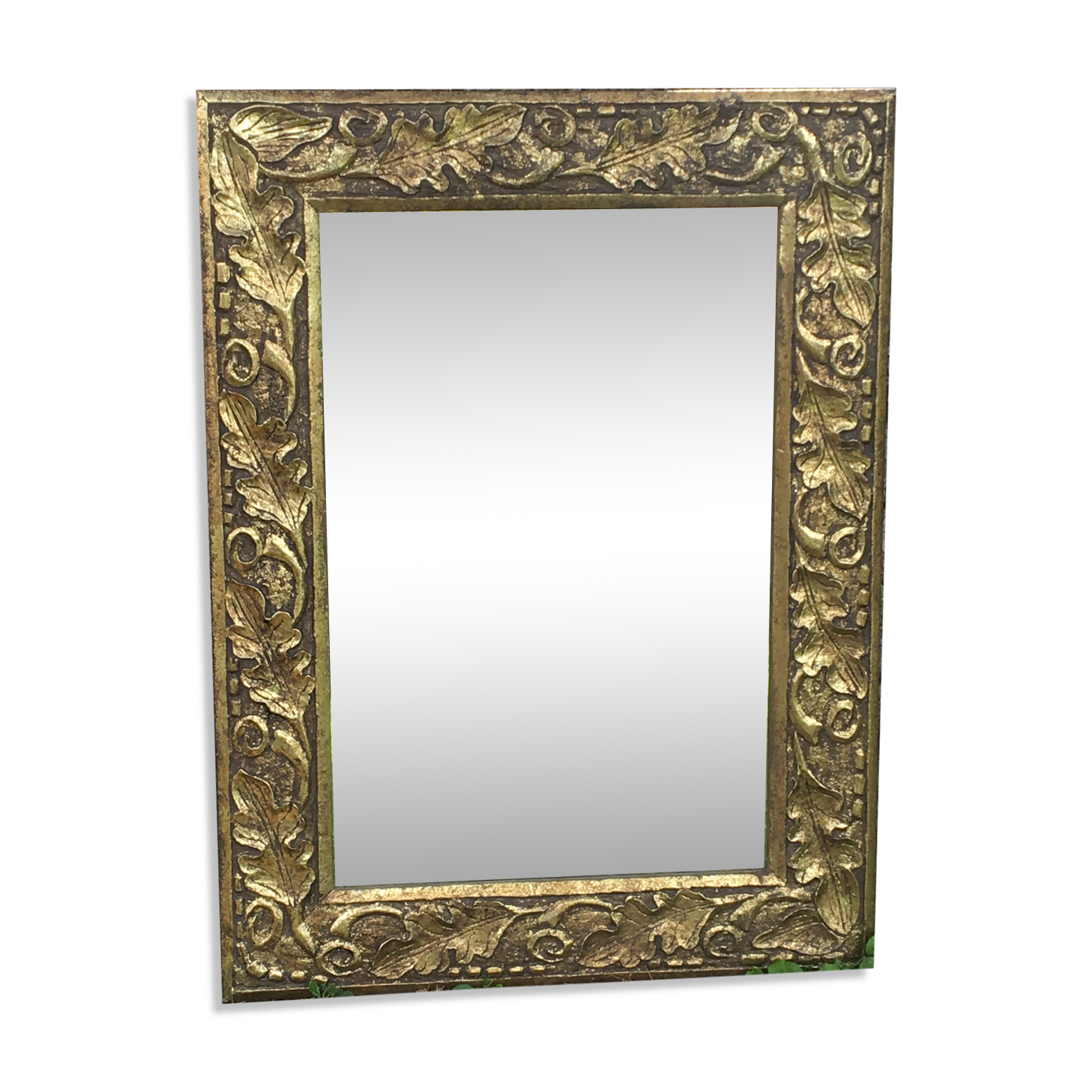 Gilded wood mirror 60x80cm
