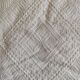 White cotton bedspread, vintage woven cotton bed throw.