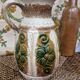 Vintage pitcher vase West Germany Uebelacker U-Keramik model 1854 25 60s