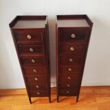 Pair of Louis XVI style chiffoniers