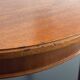 Table basse, guéridon rond en bois Hainke, Allemagne 1950