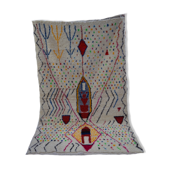 Colorful berber neon carpet 260 x 160 cm