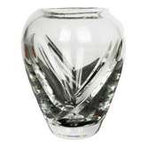 Vase en cristal des années 1980, Royal Doulton, Royaume-Uni