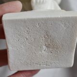 Charming Canova style children's statuette in marble powder (Italy)