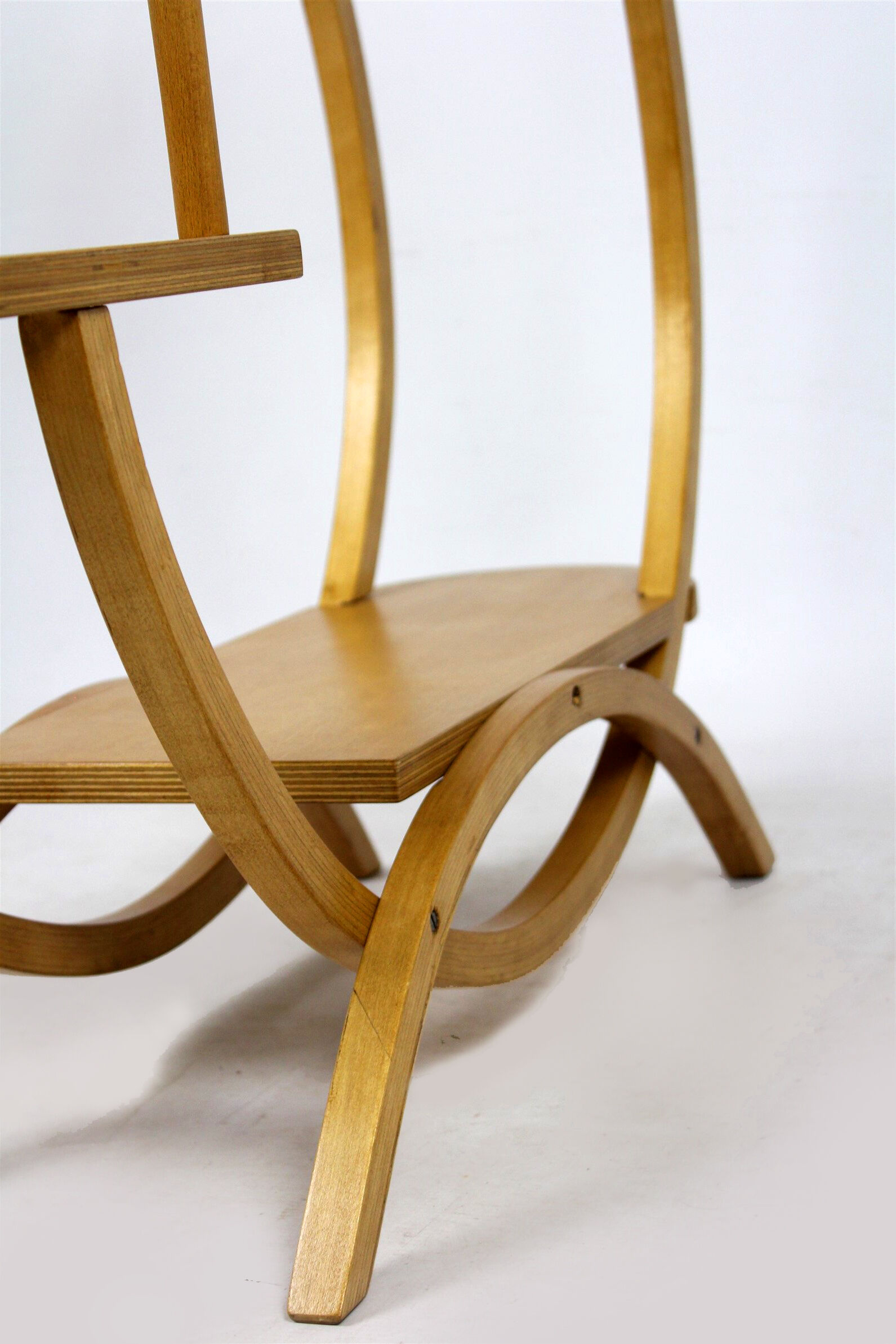 Bent Plywood Flower Stand or Etagere, 1960s