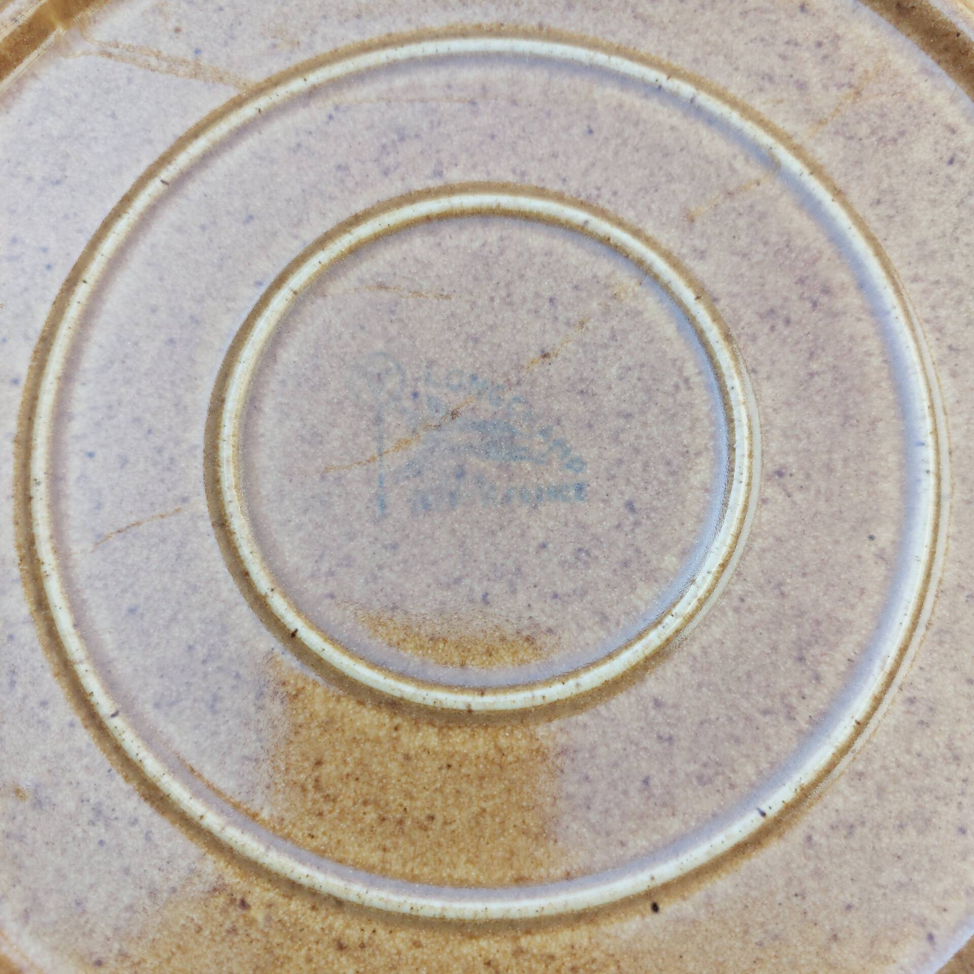 Round serving dish Lonchamp stoneware