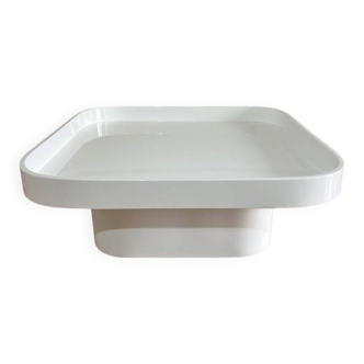 Mid-Century Coffee Table, White Lacquered, Italy, 1970s
