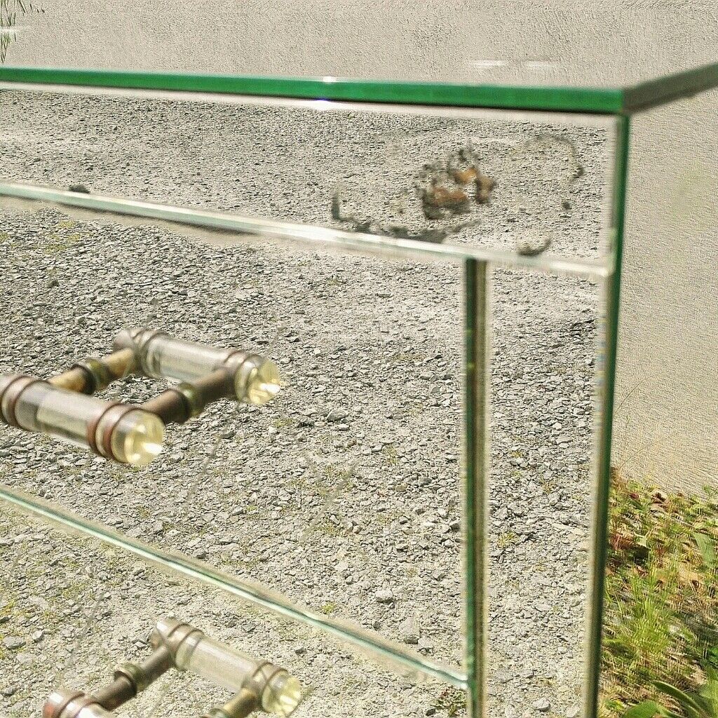 Mirror chest of drawers year 50 vintage art deco