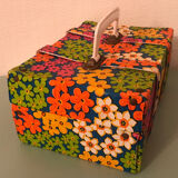 Suitcase sewing sewing box learning vintage flower