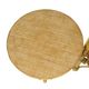 Italian rattan armchair, French Riviera style; Bohemian style side table