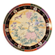 Vintage Japanese decorative plate with chrysanthemum and bird patterns.