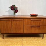 Buffet rétro vintage en teck du milieu du siècle par Meredew 1970