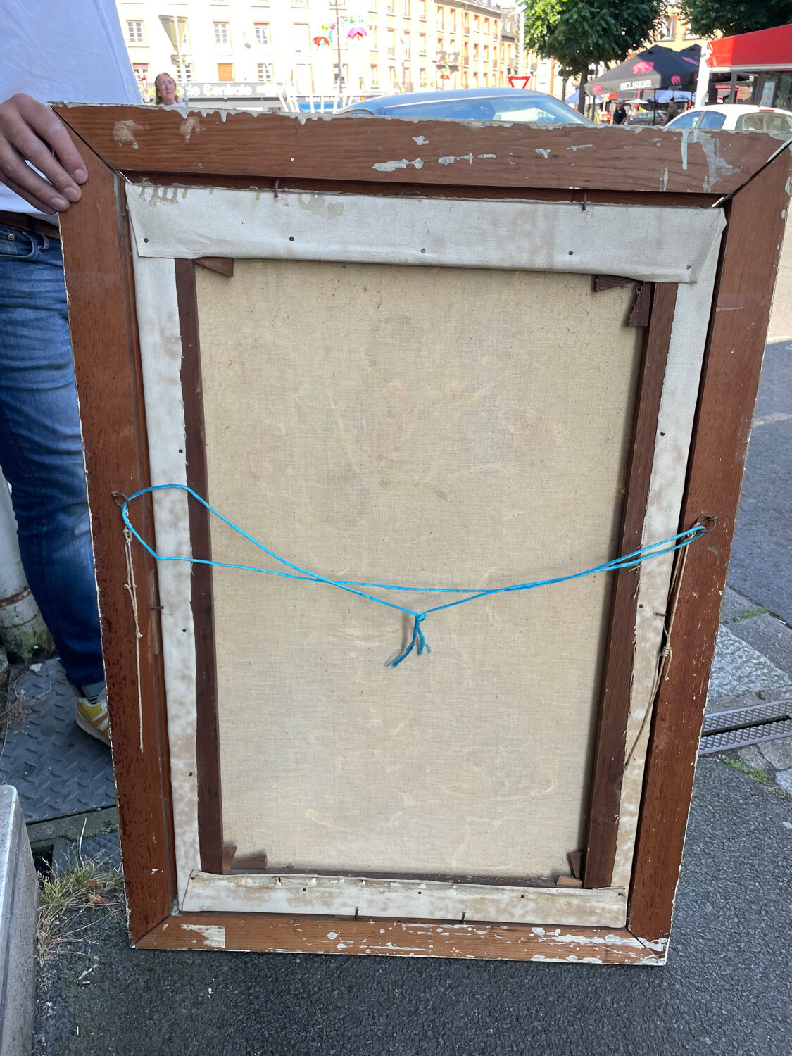 Large flowery painting