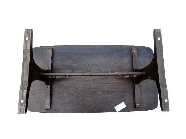 Table basse vintage Ercol orme 1960