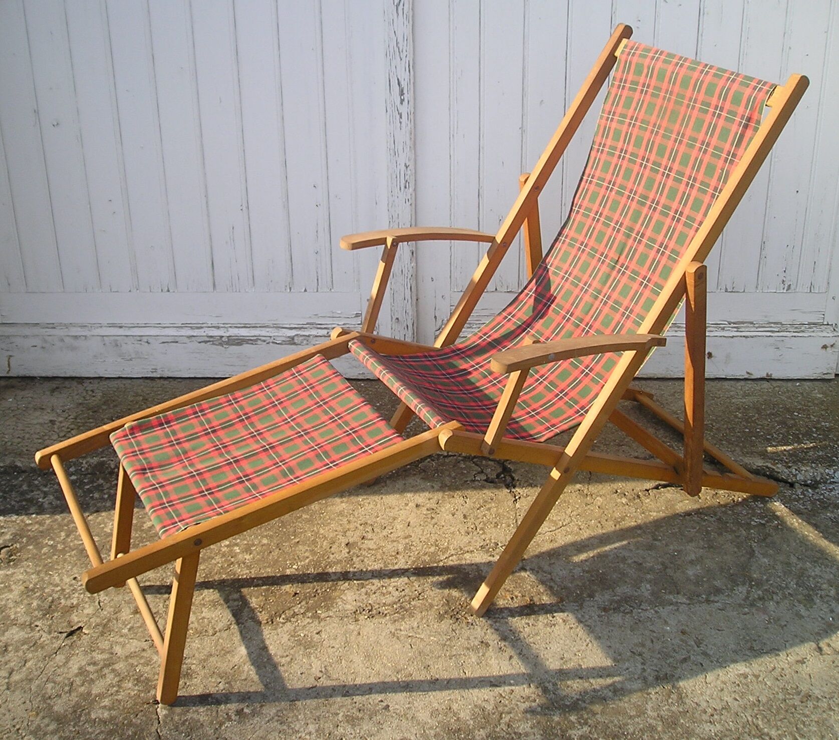 70s/80s folding garden long chair