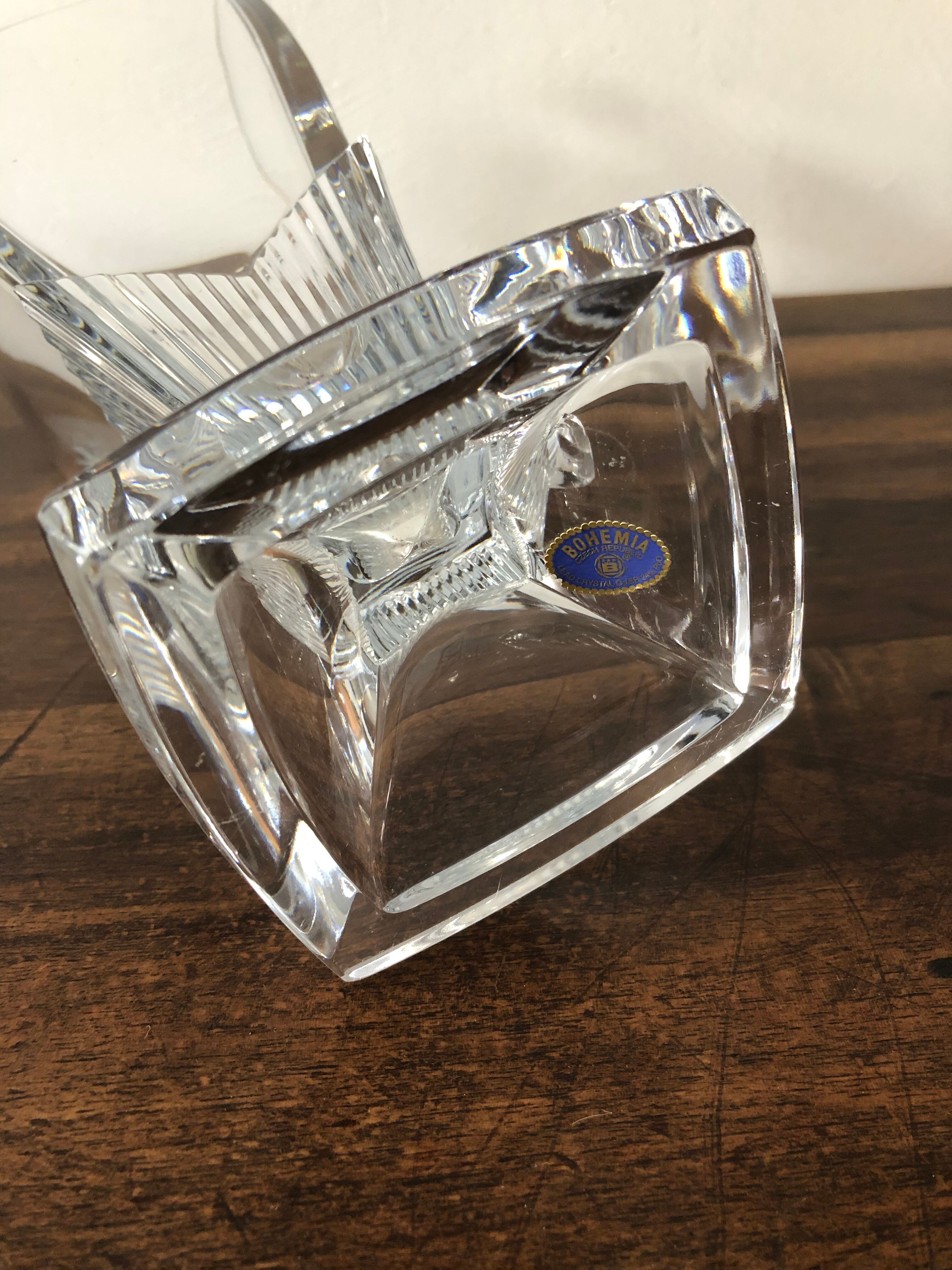 Bohemian crystal carafe