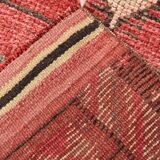 83x337Cm Cinnamon Red Runner Rug, Turkish Wool Runner Rug, Antique Rug